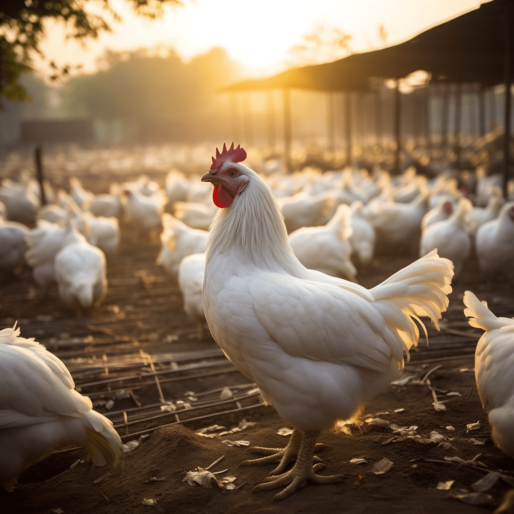 Image_BEX C12_Poultry_Broiler open air with sun in the background
